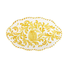 Load image into Gallery viewer, Arezzo Yellow Oval Bowl - Becket Hitch
