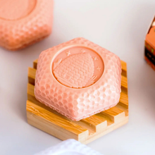 Load image into Gallery viewer, Bamboo Hex Soap Dish - Becket Hitch
