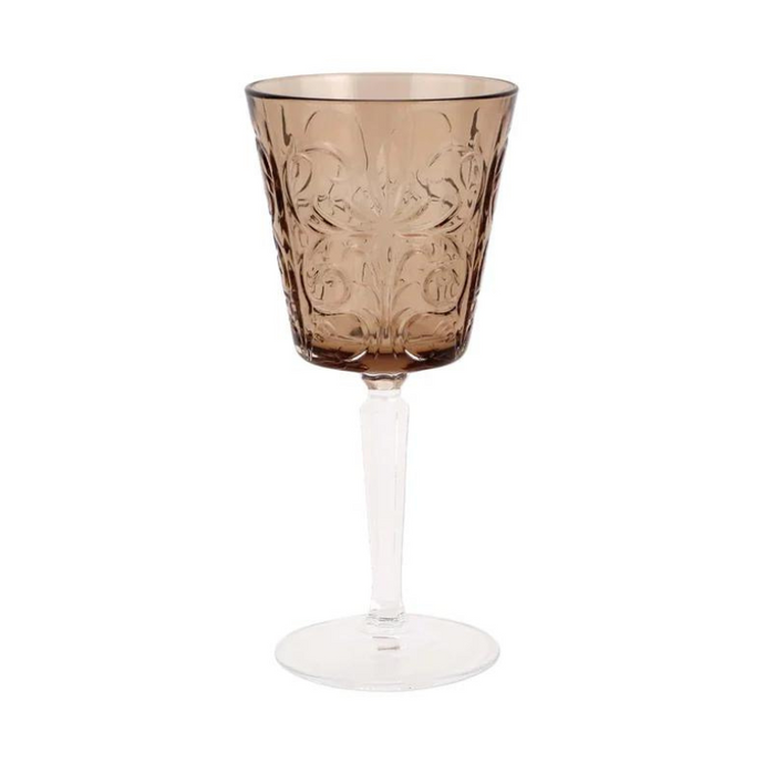 Barocco Tortoise Wine Glass-Becket Hitch