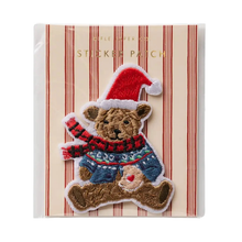 Load image into Gallery viewer, Beary Christmas Embroidered Patch - Becket Hitch
