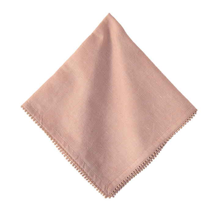 Berry Trim Blush Napkin Set - Becket Hitch