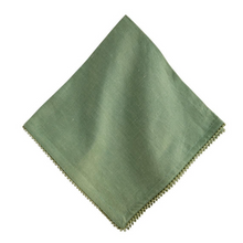 Load image into Gallery viewer, Berry Trim Watercress Napkin Set - Becket Hitch
