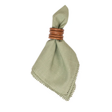 Load image into Gallery viewer, Berry Trim Watercress Napkin Set - Becket Hitch
