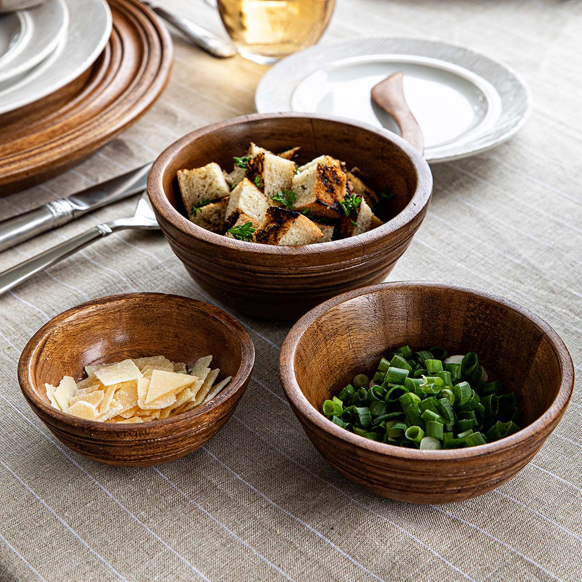 Bilbao Wood Nesting Bowls - Becket Hitch