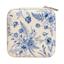 Load image into Gallery viewer, Blue Blossom Travel Jewelry Box - Becket Hitch
