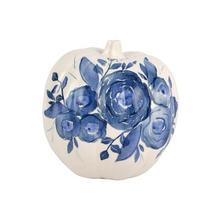 Load image into Gallery viewer, Blue Camellia Tall Figural Pumpkin-Becket Hitch
