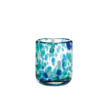 Load image into Gallery viewer, Blue Confetti Shot Glass - Becket Hitch
