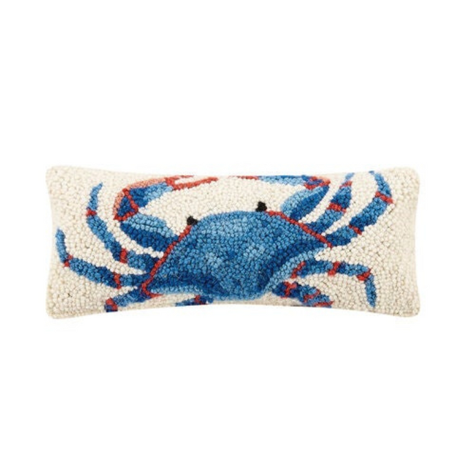 Blue Crab Small Pillow-Becket Hitch