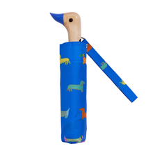 Load image into Gallery viewer, Blue Dachshund Dogs Duckhead Umbrella - Becket Hitch
