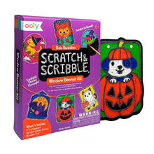 Load image into Gallery viewer, Boo Buddies Scratch &amp; Scribble Window Banner Kit - Becket Hitch
