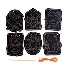 Load image into Gallery viewer, Boo Buddies Scratch &amp; Scribble Window Banner Kit - Becket Hitch
