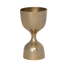 Load image into Gallery viewer, Brass Double Sided Cocktail Jigger - Becket Hitch
