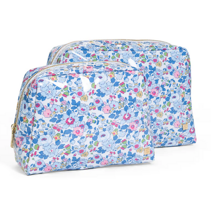 Bridgehampton Floral Luxe Gloss Wash Bag - Becket Hitch