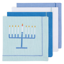 Load image into Gallery viewer, Bright Hanukkah Cocktail Napkins Set-Becket Hitch
