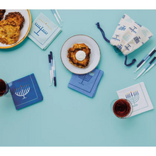 Load image into Gallery viewer, Bright Hanukkah Cocktail Napkins Set-Becket Hitch
