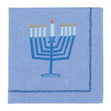 Load image into Gallery viewer, Bright Hanukkah Cocktail Napkins Set-Becket Hitch
