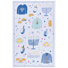 Load image into Gallery viewer, Bright Hanukkah Mug and Dishtowel Set-Becket Hitch
