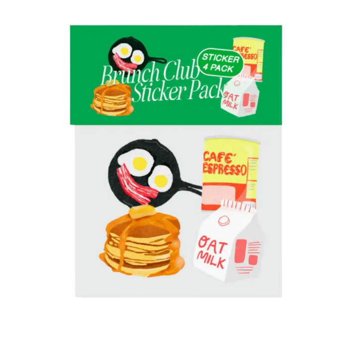 Brunch Club Sticker 4-Pack - Becket Hitch