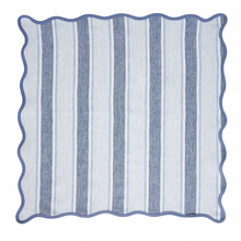 Load image into Gallery viewer, Cabana Stripe Napkin Ocean Single - Becket Hitch
