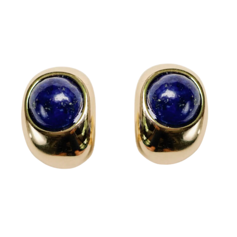 Cait Blue Lapis Earring-Becket Hitch