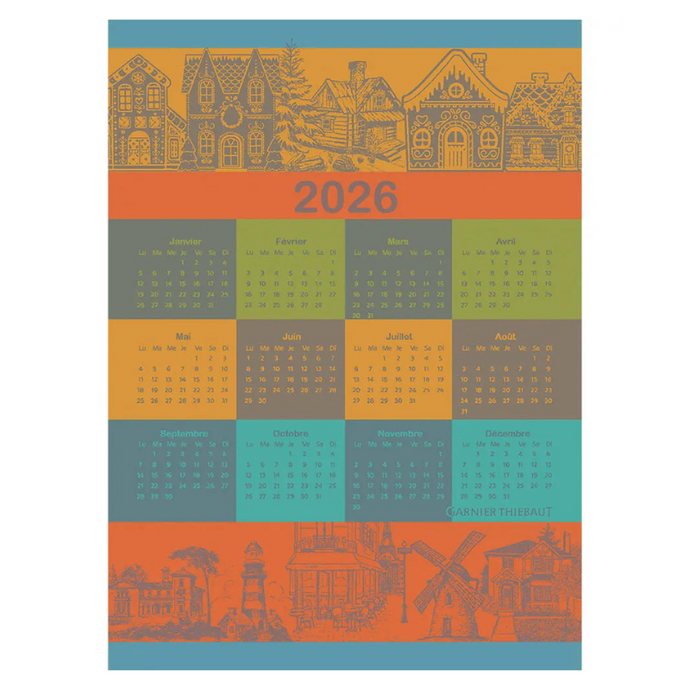 Calendrier 2026 Celebration Kitchen Towel - Becket Hitch
