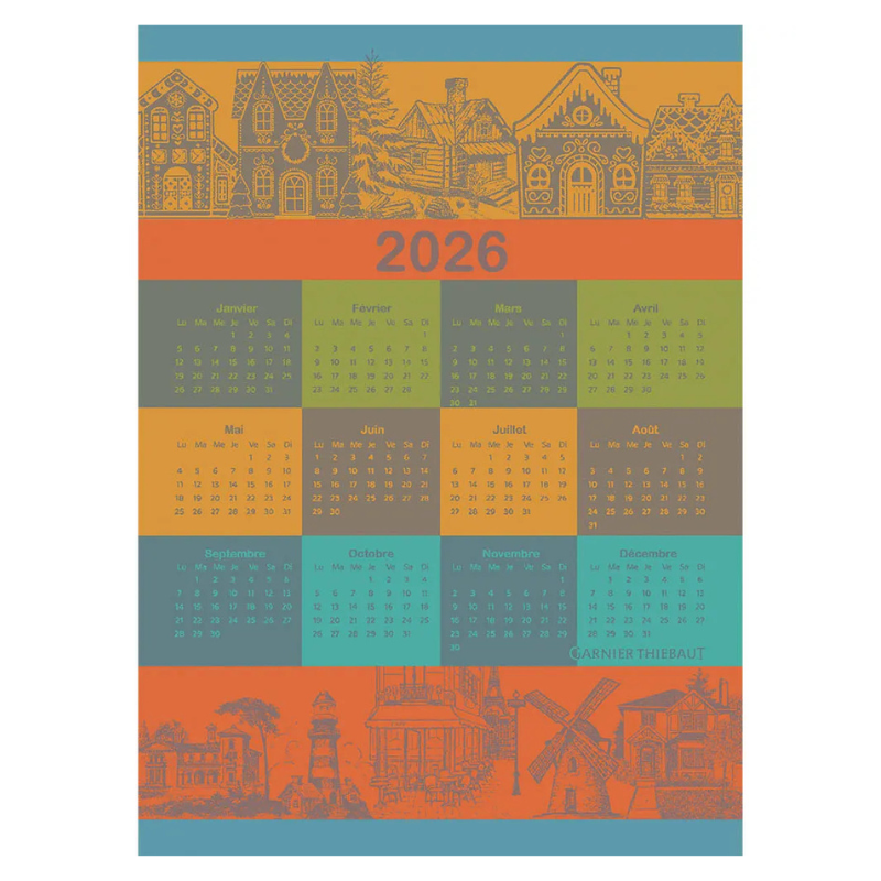Calendrier 2026 Celebration Kitchen Towel - Becket Hitch