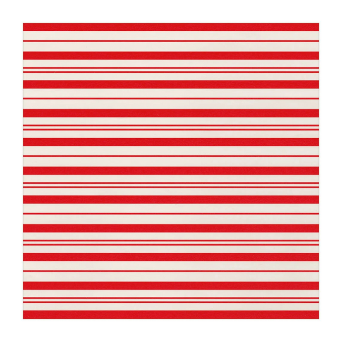 Candy Stripe Red/White Wrapping Paper - Becket Hitch