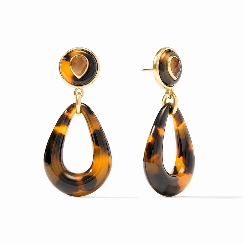 Carnaby Statement Earring Tortoiseshell-Becket Hitch