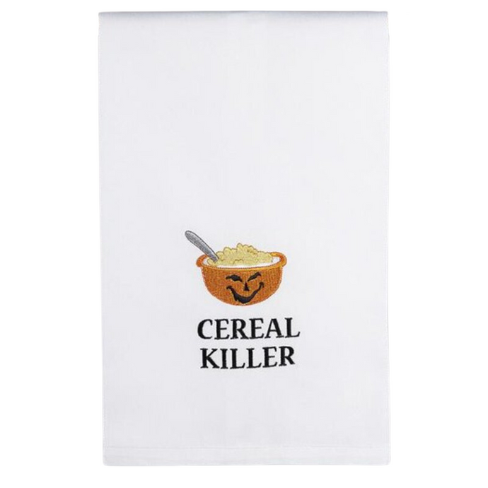 Cereal Killer Tea Towel-Becket Hitch