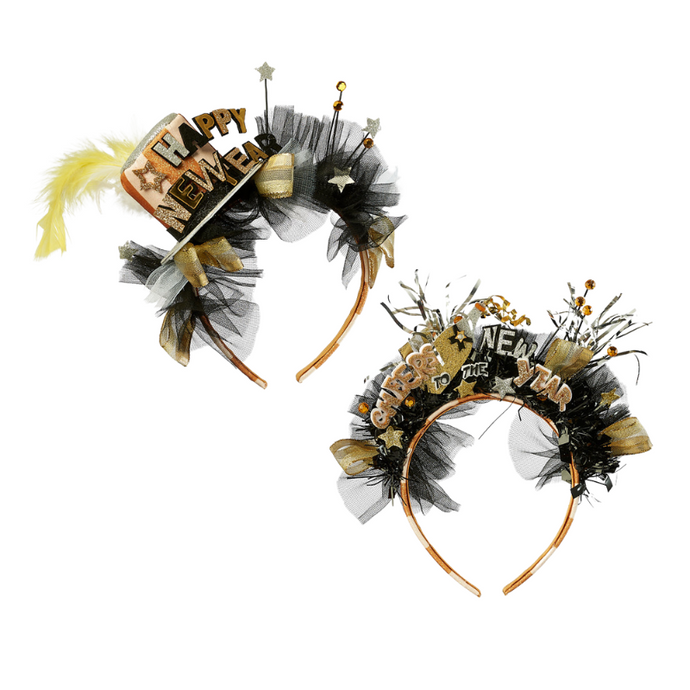 Cheers to the New Year Headband-Becket Hitch