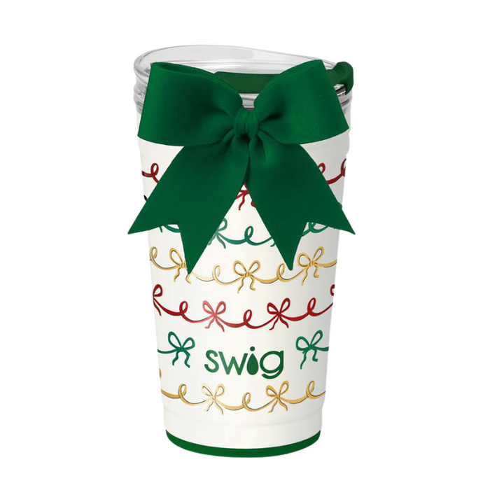 Christmas Bows Party Cup - Becket Hitch