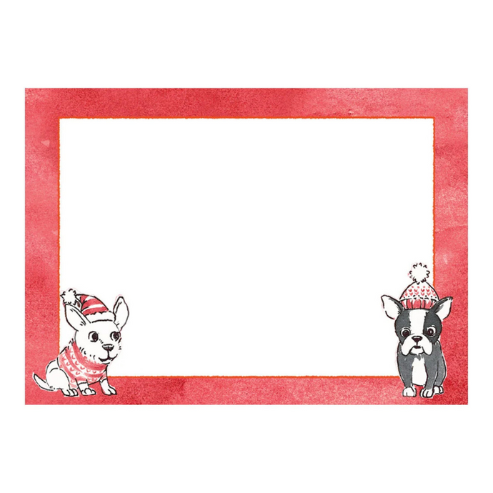 Christmas Frenchies Gift Labels - Becket Hitch