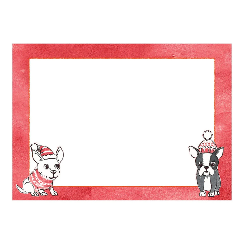 Christmas Frenchies Gift Labels - Becket Hitch