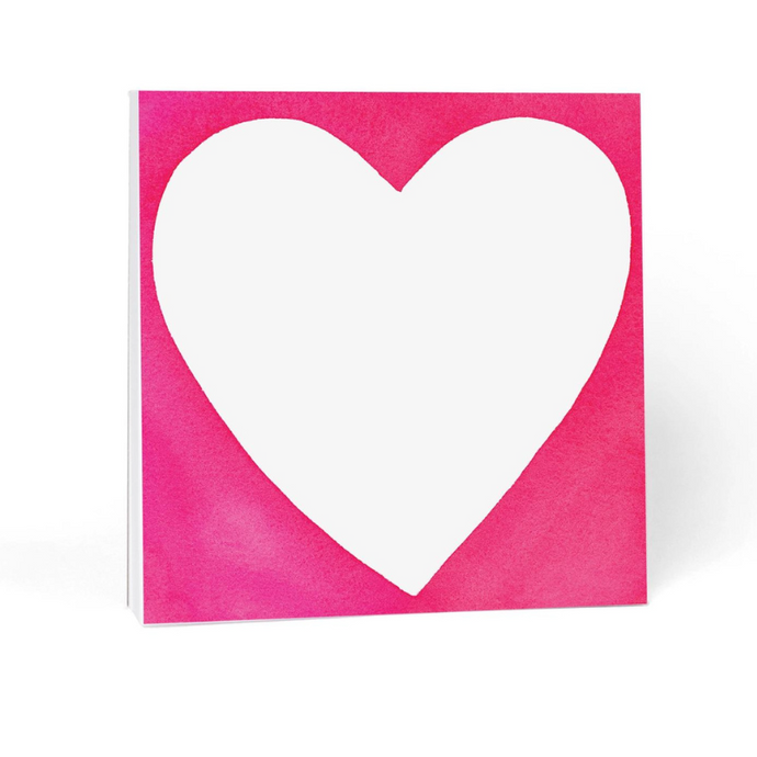 Chubby Heart Notepad - Becket Hitch