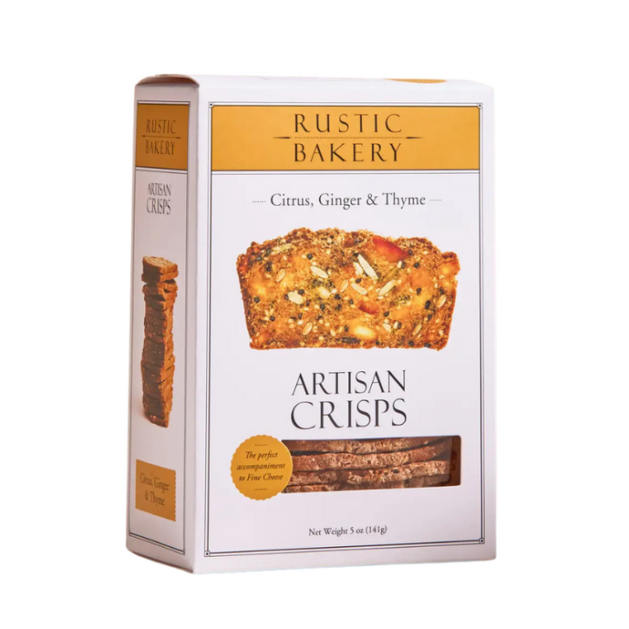 Citrus, Ginger, & Thyme Artisan Crisps - Becket Hitch
