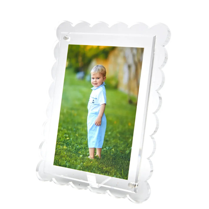 Clear Scallop Frame 6x8 - Becket Hitch