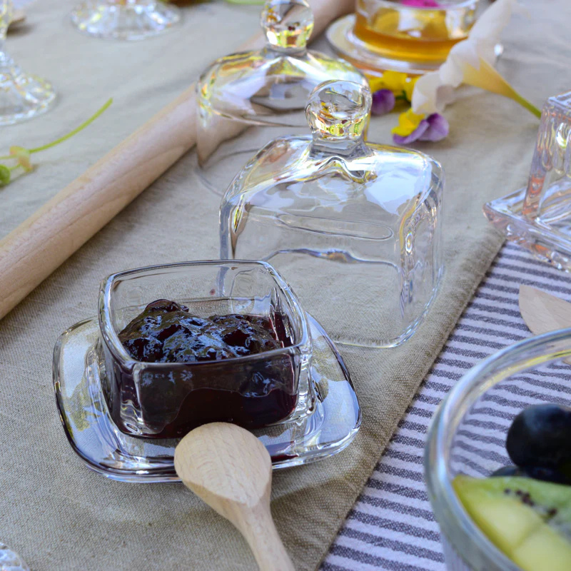 Cloche Square Condiment Dish - Becket Hitch