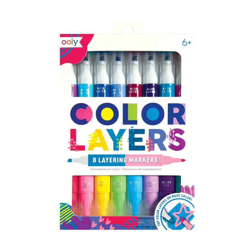 Color Layers Double-Ended Layering Markers-Becket Hitch