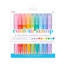 Load image into Gallery viewer, Confetti Stamp Double-Ended Markers-Becket Hitch
