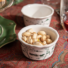 Load image into Gallery viewer, Country Estate Evergreen Winter Frolic Ramekin - Becket Hitch
