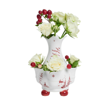Load image into Gallery viewer, Country Estate Winter Frolic 6" Tulipiere Vase - Becket Hitch
