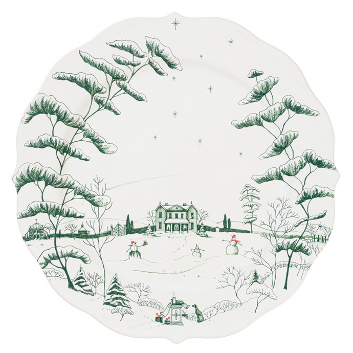 Country Estate Winter Frolic Evergreen Charger-Becket Hitch