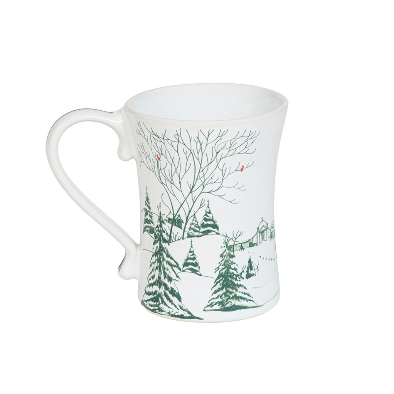 Country Estate Winter Frolic Evergreen Mug ­-Becket Hitch