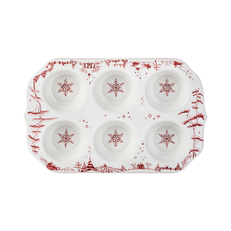 Country Estate Winter Frolic Coasters-Becket Hitch