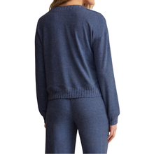 Load image into Gallery viewer, Courtney Long Sleeve Top True Navy - Becket Hitch
