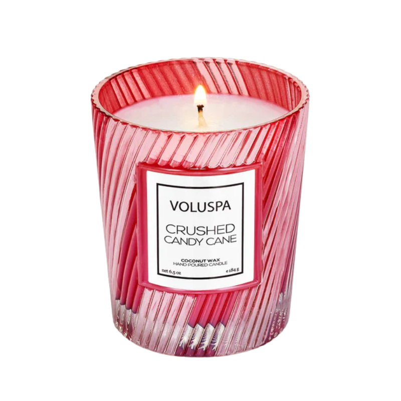 Crushed Candy Cane Classic Candle - Becket Hitch