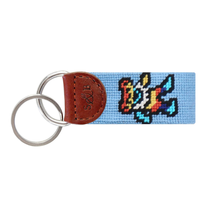Dancing Bear Tie Dye Key Fob - Becket Hitch