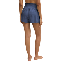 Load image into Gallery viewer, Dawn Smocked Brushed Jersey True Navy - Becket Hitch
