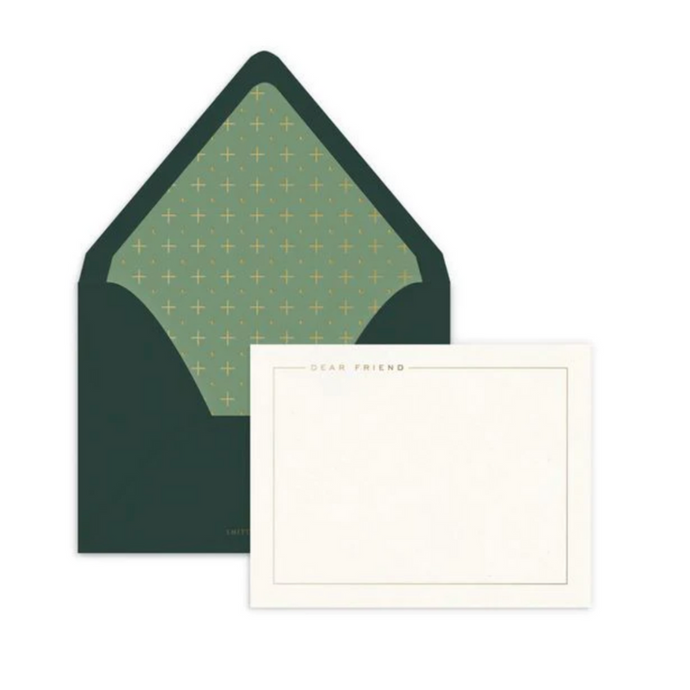 Dear Friend Holly Luxe Note Card Set - Becket Hitch