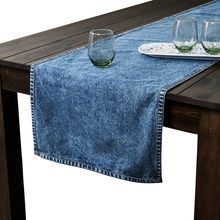 Load image into Gallery viewer, Denim Table Runner - Becket Hitch
